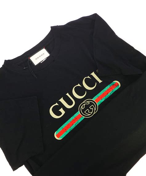 vintage gucci logo t shirt